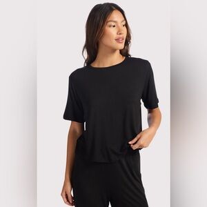 Buds Black Short Sleeve Pajama Top Sz XXXL